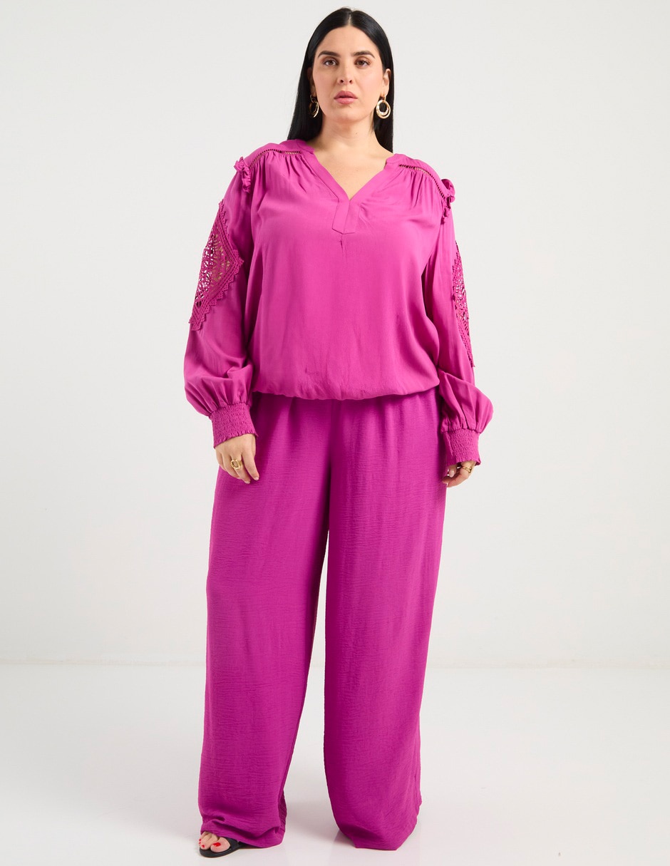 Blusa manga larga para mujer 5