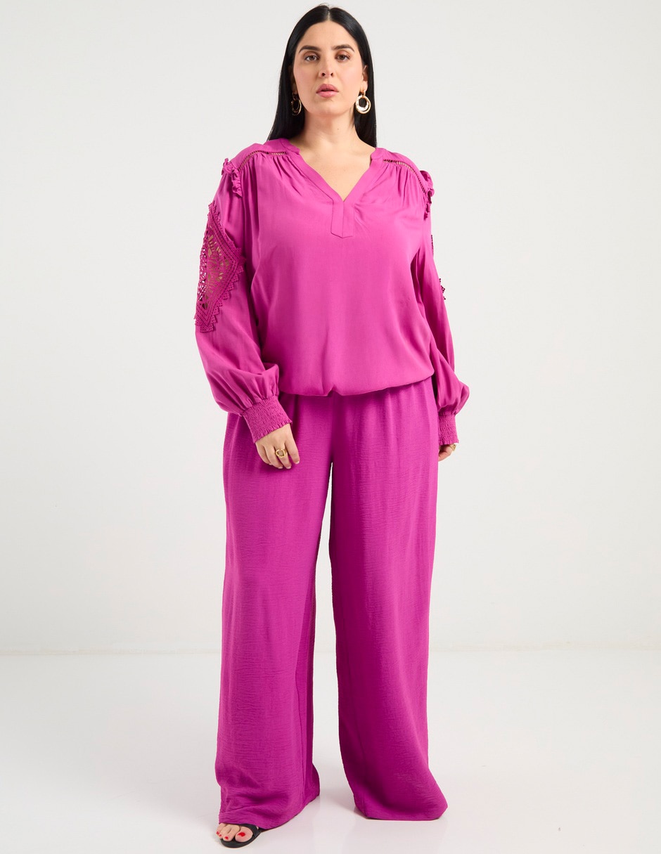 Blusa manga larga para mujer 4
