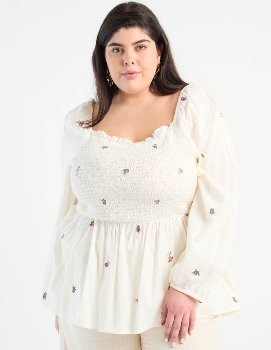 Blusa manga larga para mujer 1