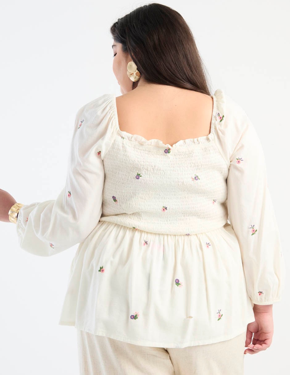 Blusa manga larga para mujer 5