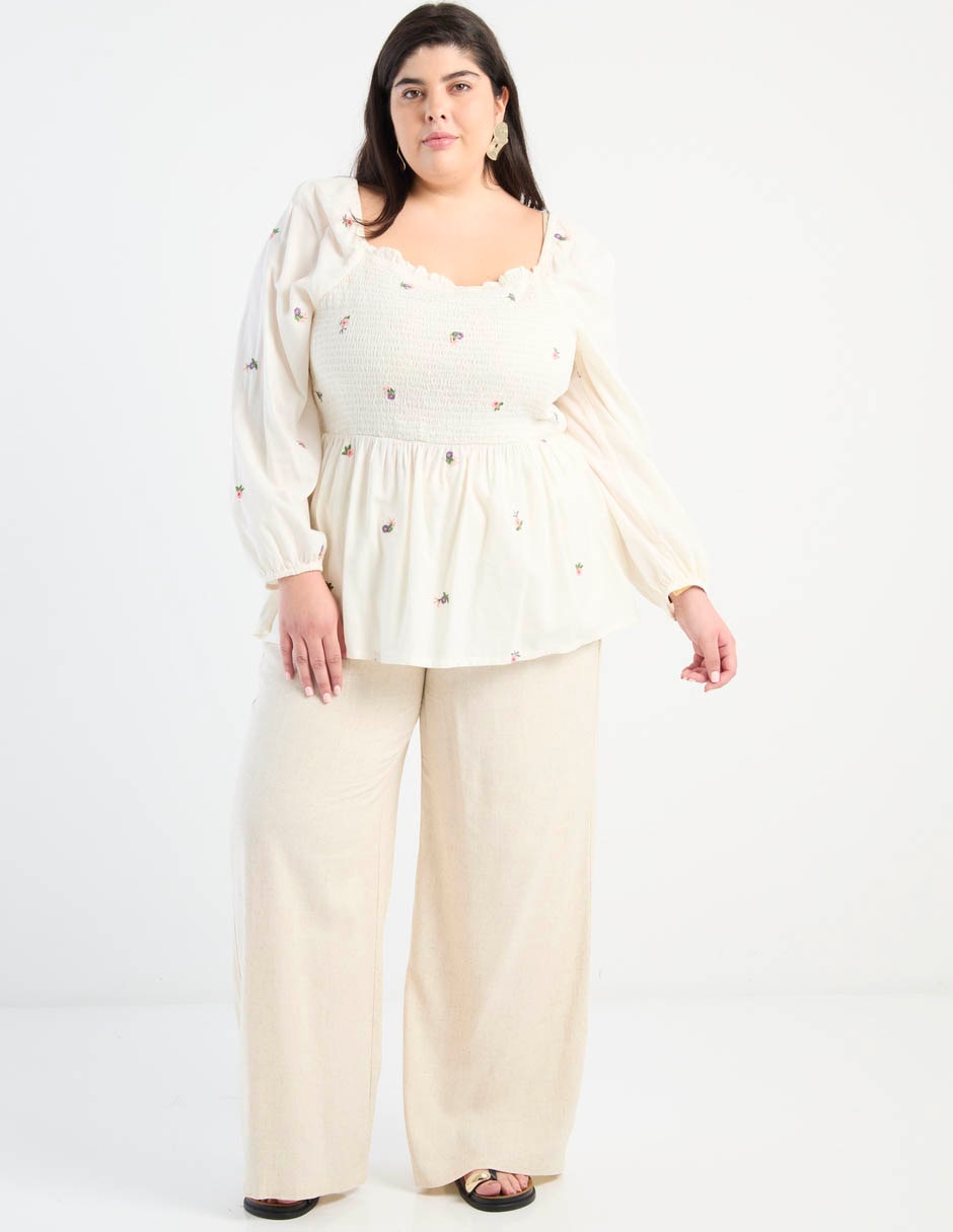 Blusa manga larga para mujer 6