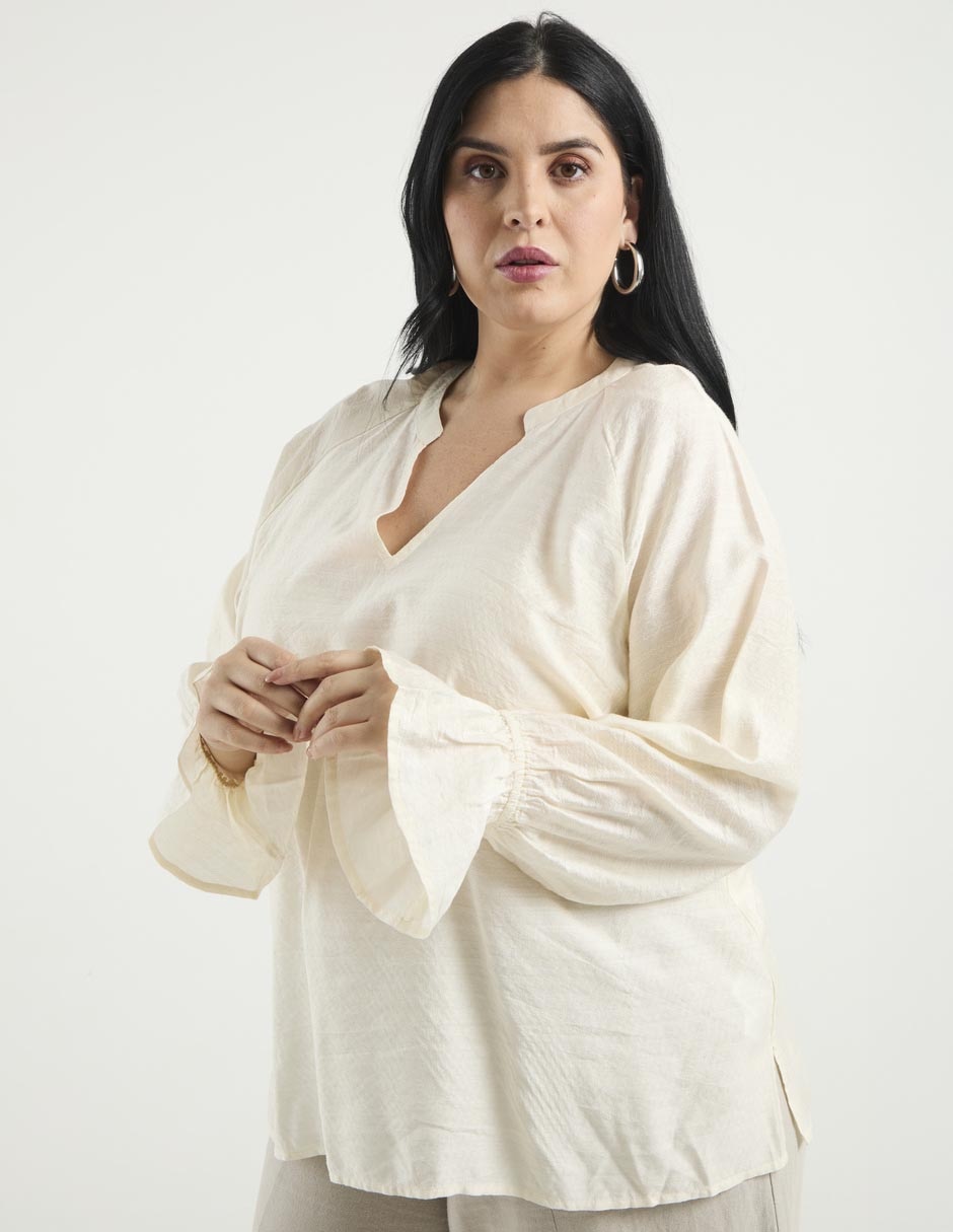 Blusa manga larga para mujer 1