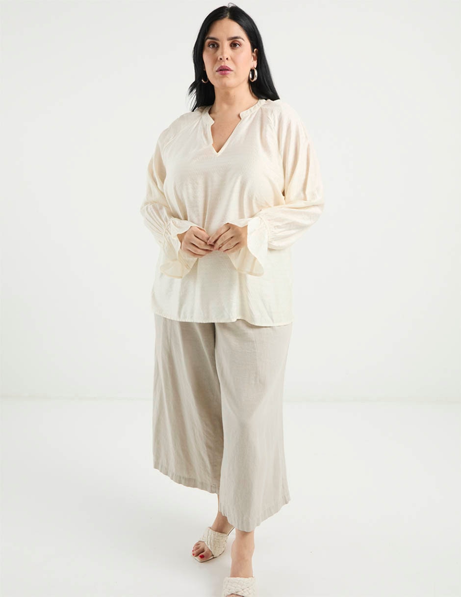 Blusa manga larga para mujer 6