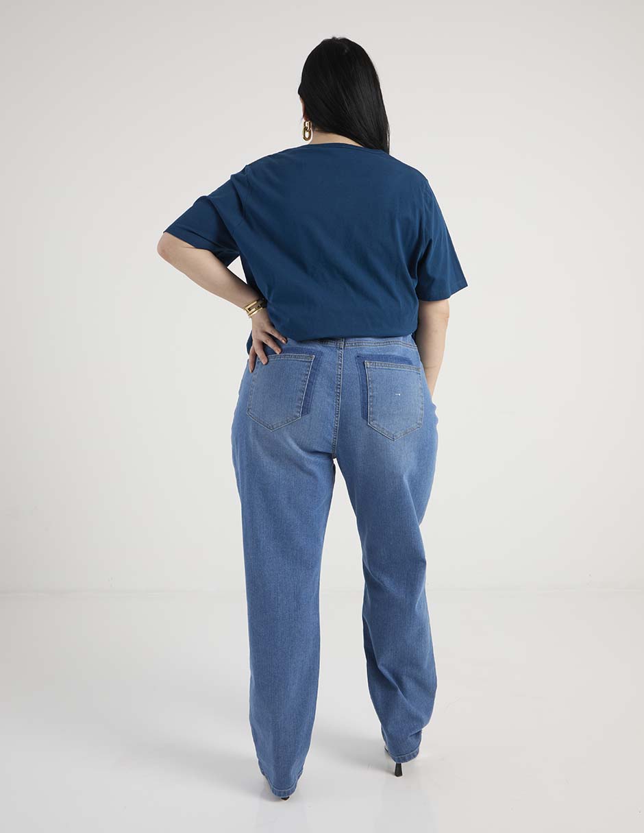 Jeans straight para mujer 5