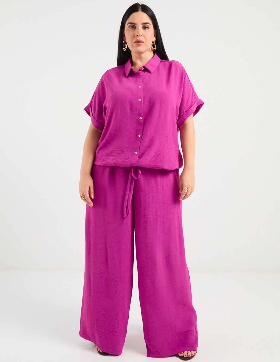 Pantalón amplio para mujer 4
