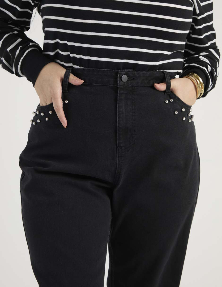 Jeans straight para mujer 2