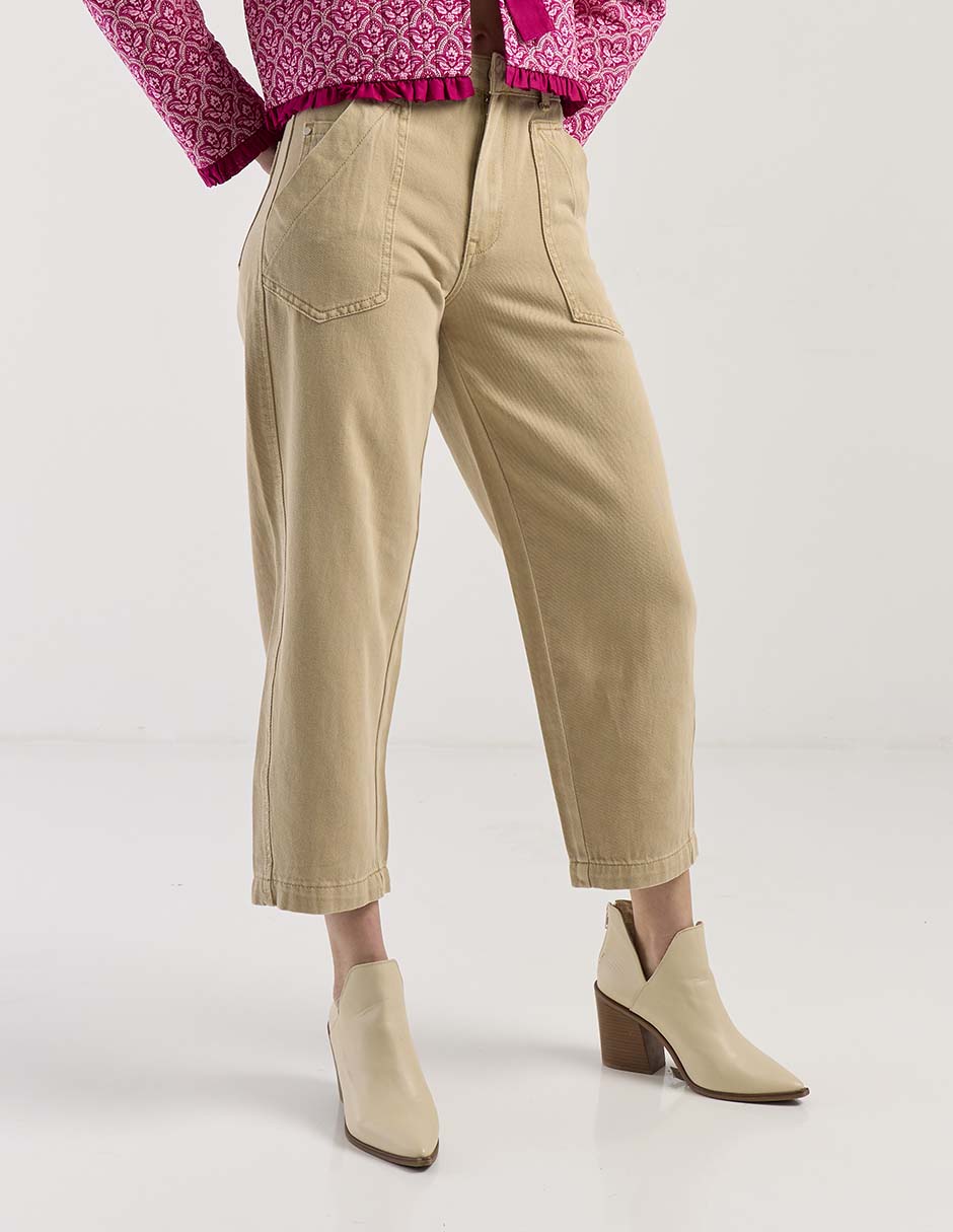 Jeans capri straight para mujer 1