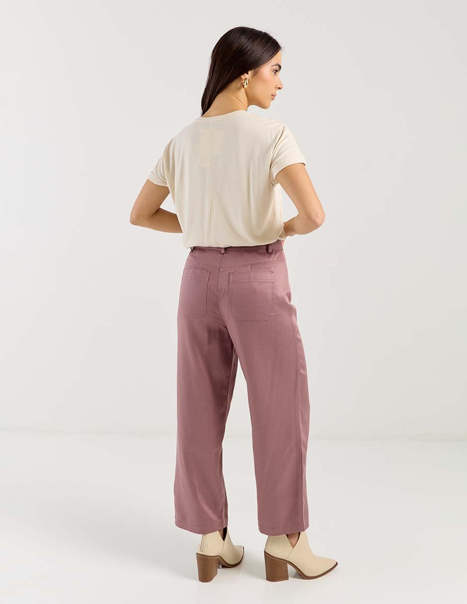 Pantalón relaxed slim para mujer 5