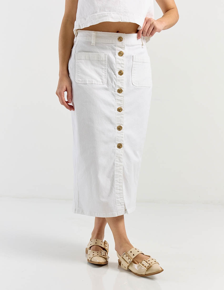 Falda crop Petite Studio a la cintura
