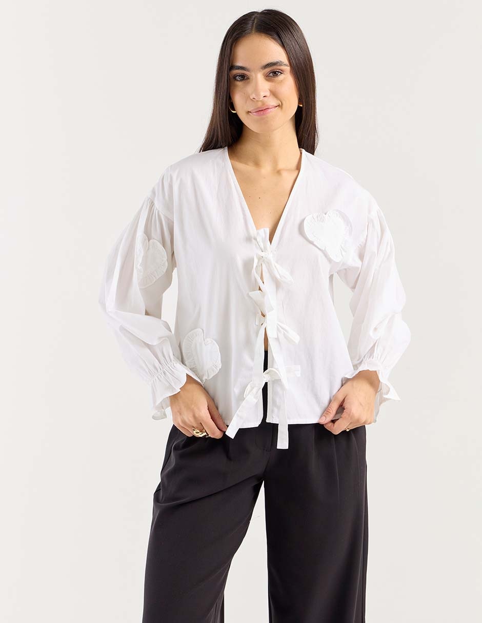 Blusa manga larga para mujer 1