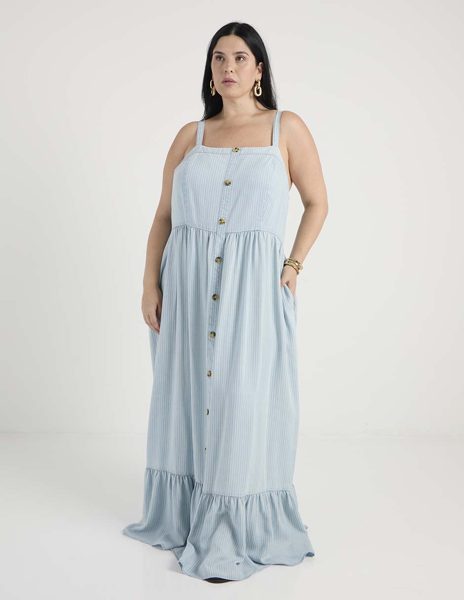 Vestido maxi casual para mujer