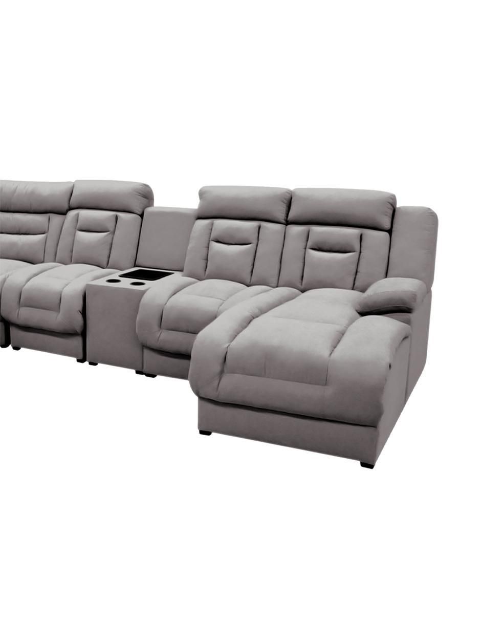 Sala modular Marise de velvet