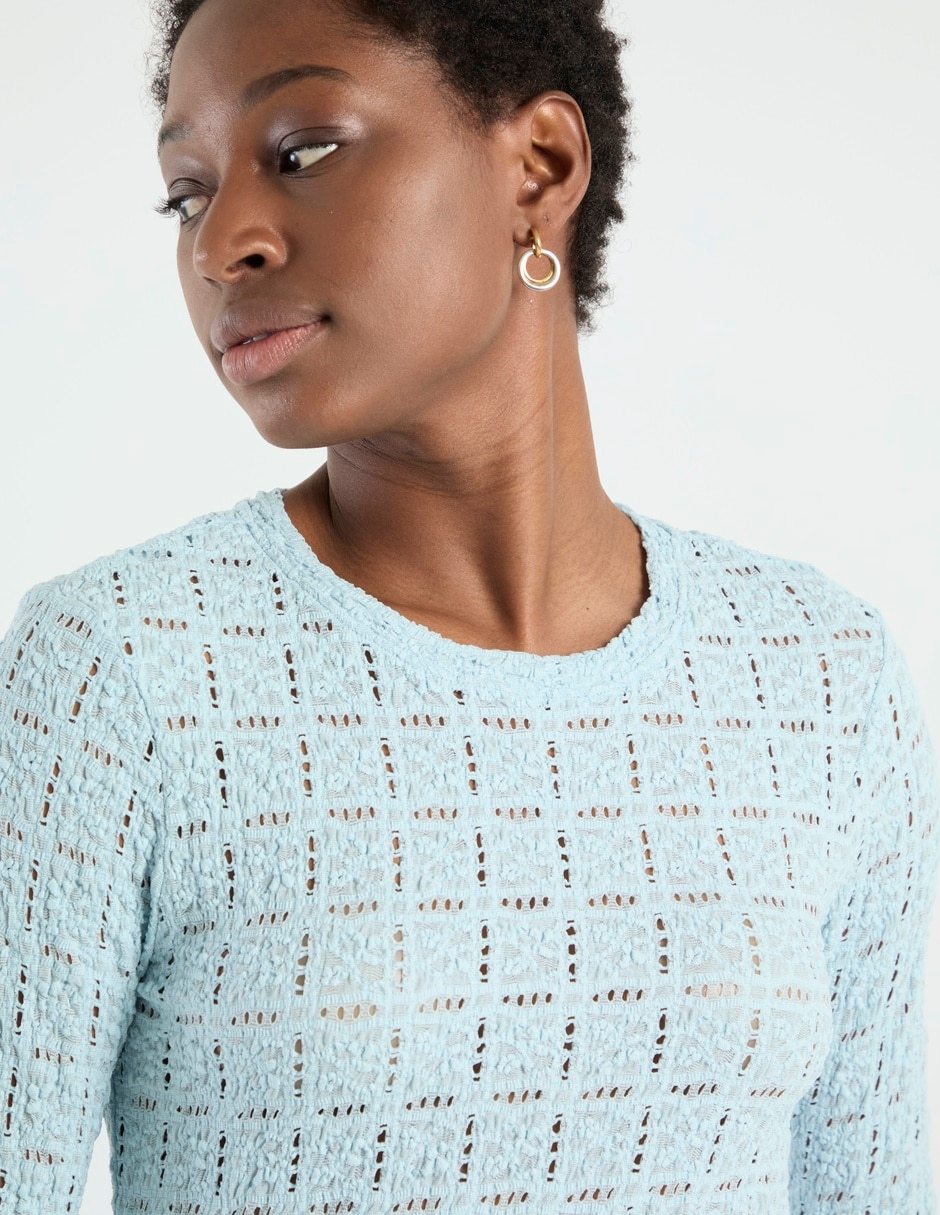 Blusa manga larga para mujer 9