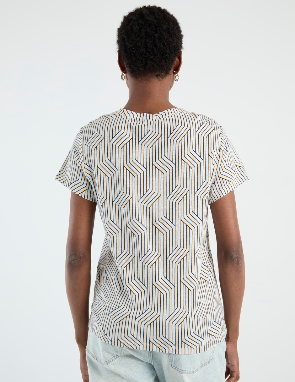 Playera manga corta Sanctuary cuello redondo para mujer