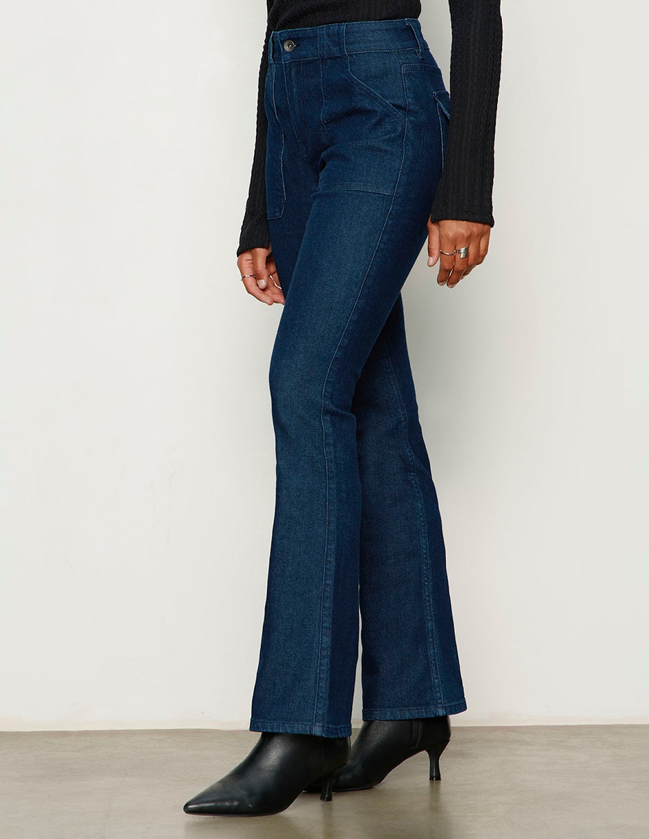 Jeans bota para mujer 4