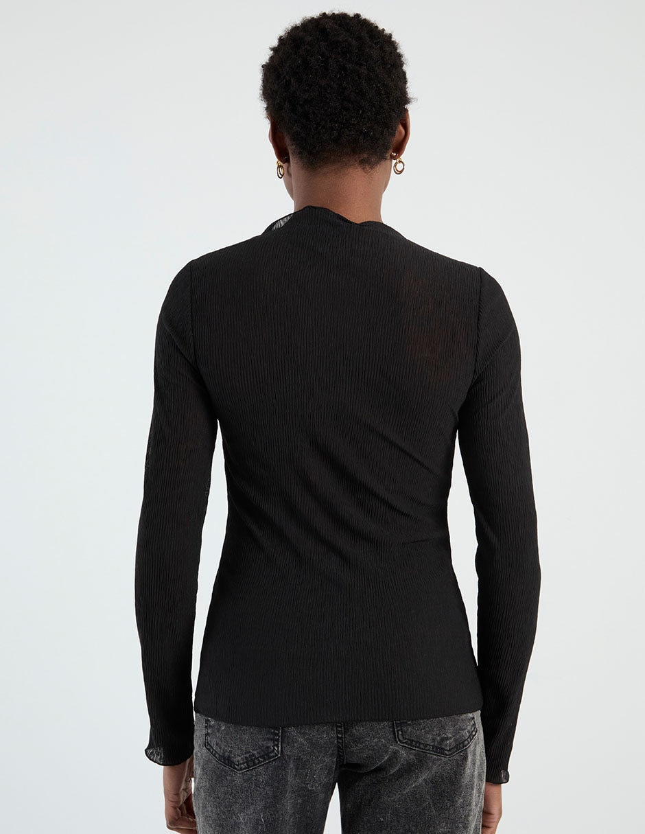 Blusa manga larga para mujer 11