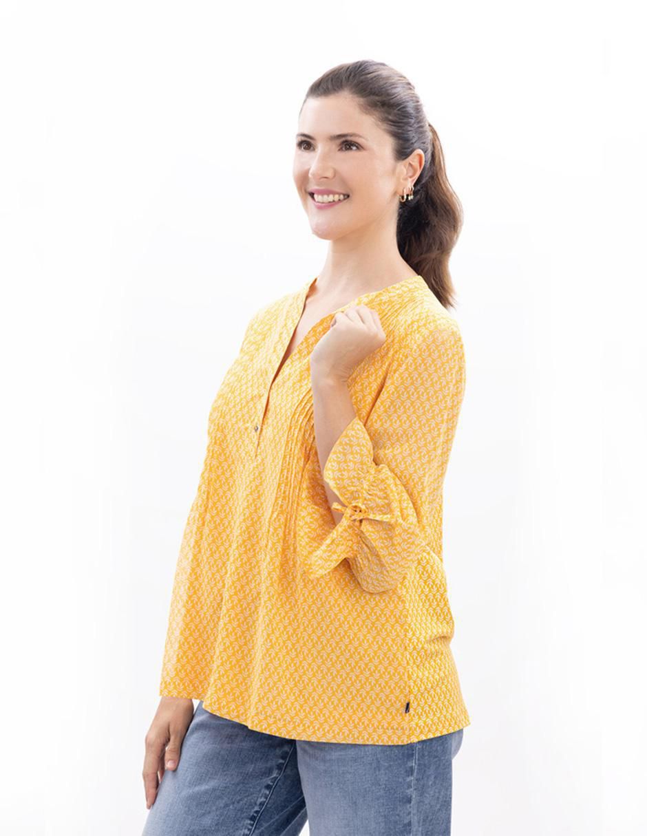 Blusa manga 3/4 para mujer
