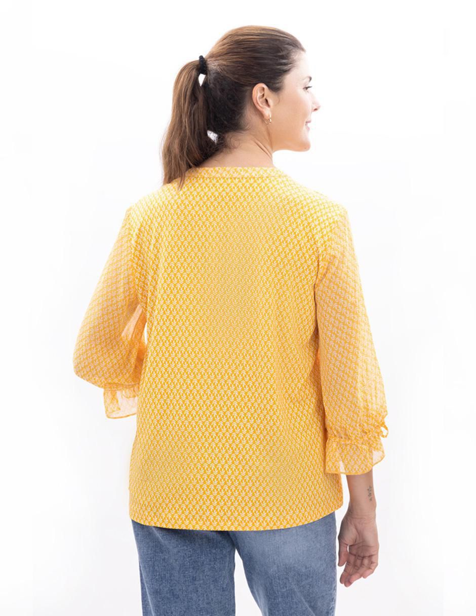 Blusa manga 3/4 para mujer