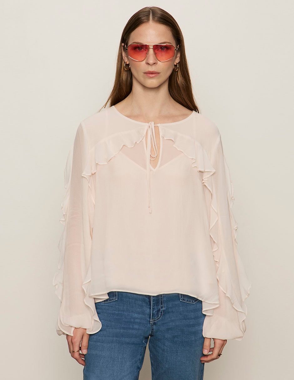 Blusa manga larga para mujer 1