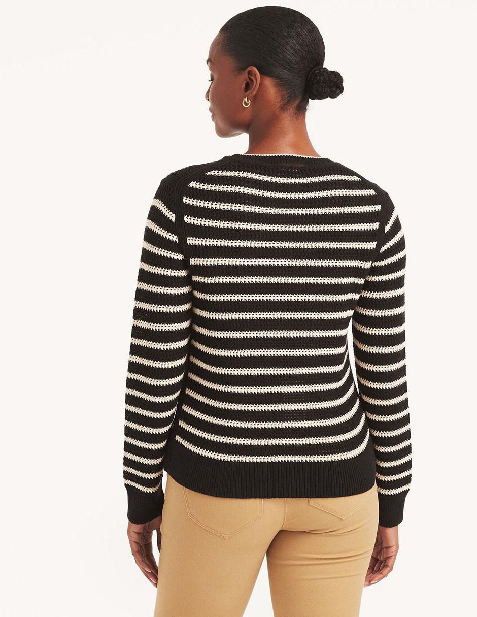 Suéter cuello redondo para mujer