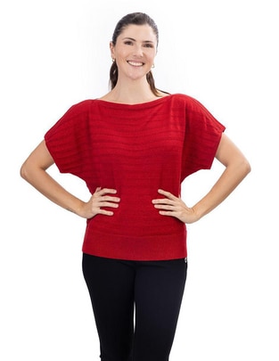 Blusa Nautica manga corta para mujer