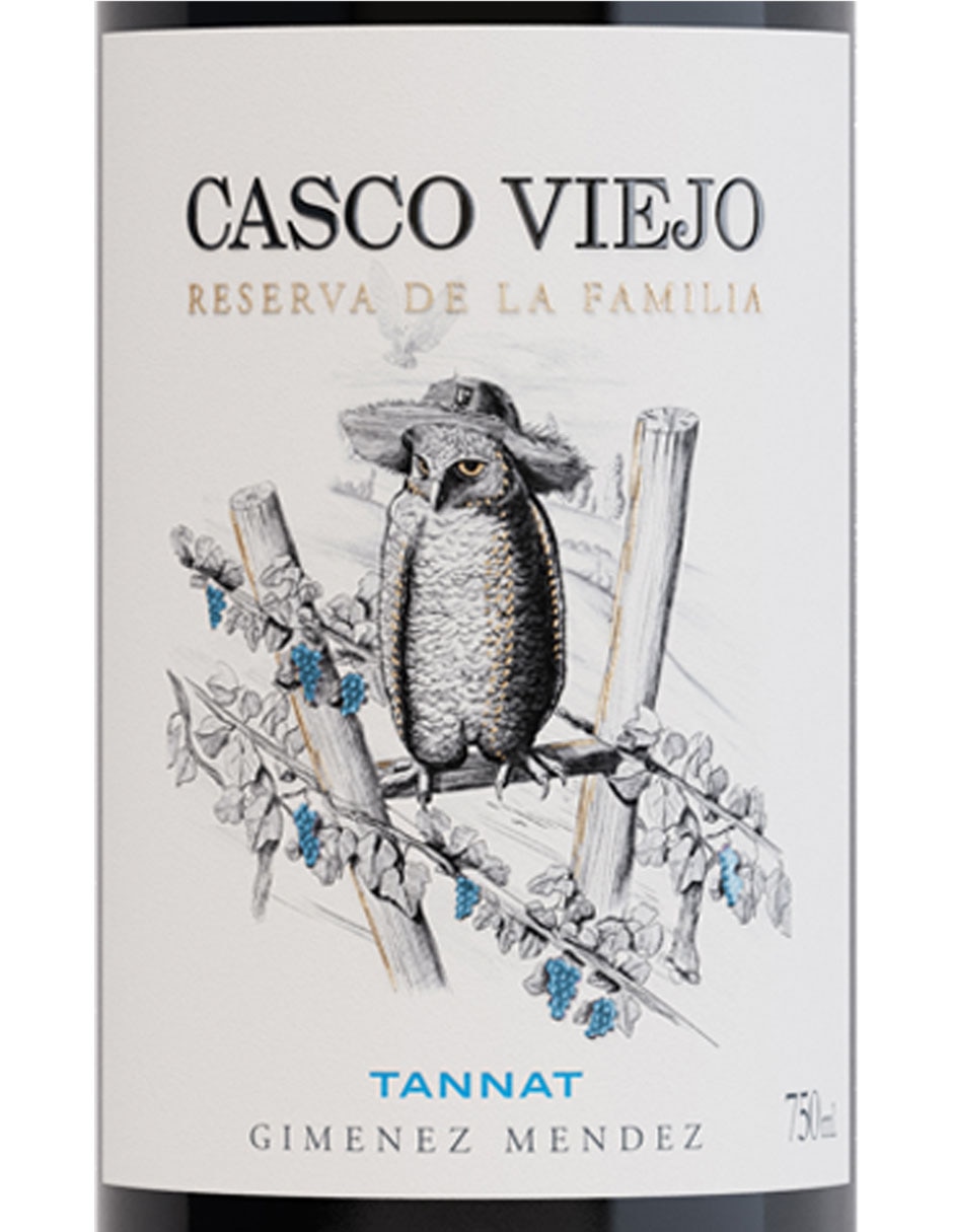 Vino Tinto Casco Viejo Reserva de la Familia Tannat 750 ml