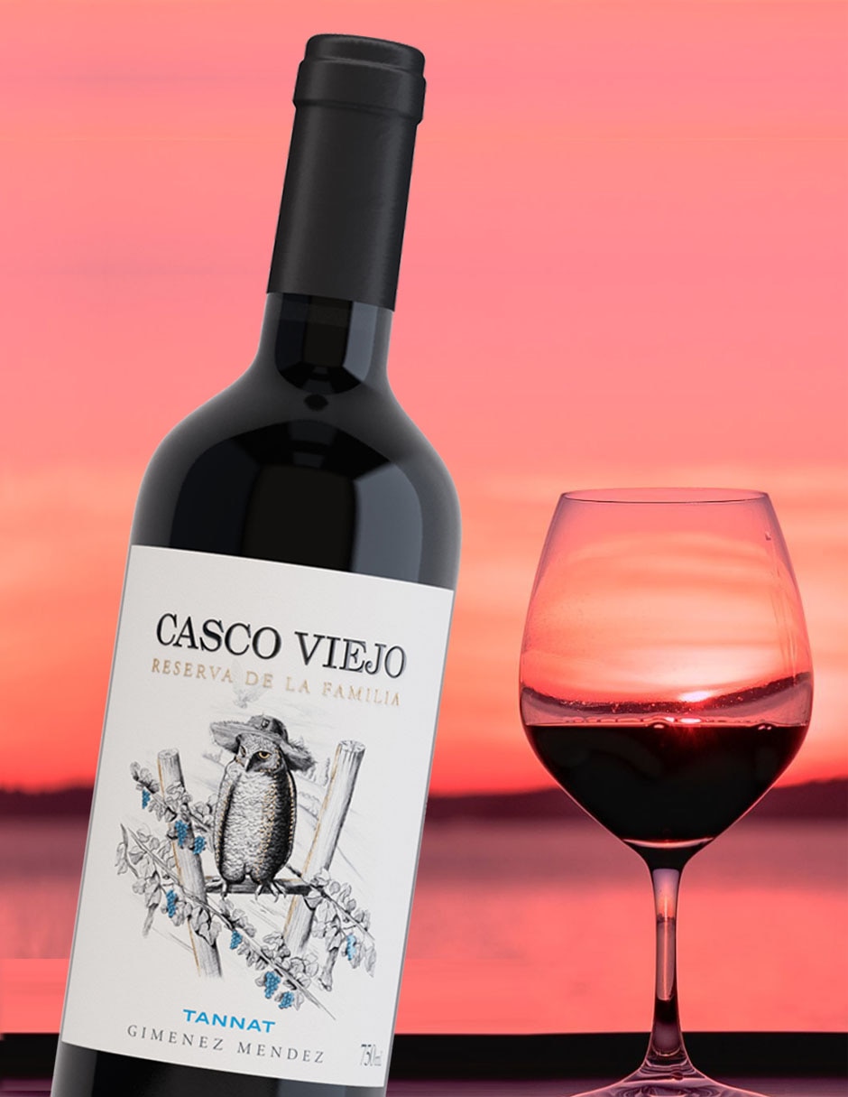 Vino Tinto Casco Viejo Reserva de la Familia Tannat 750 ml