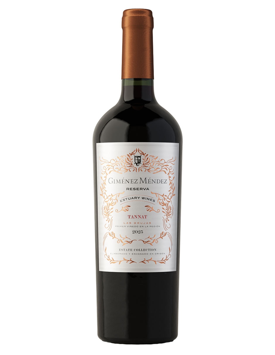 Vino Tinto Giménez Méndez Reserva Estate Collection Tannat 750 ml