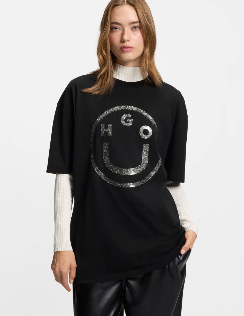 Playera manga corta cuello redondo para mujer Playera manga corta cuello redondo para mujer