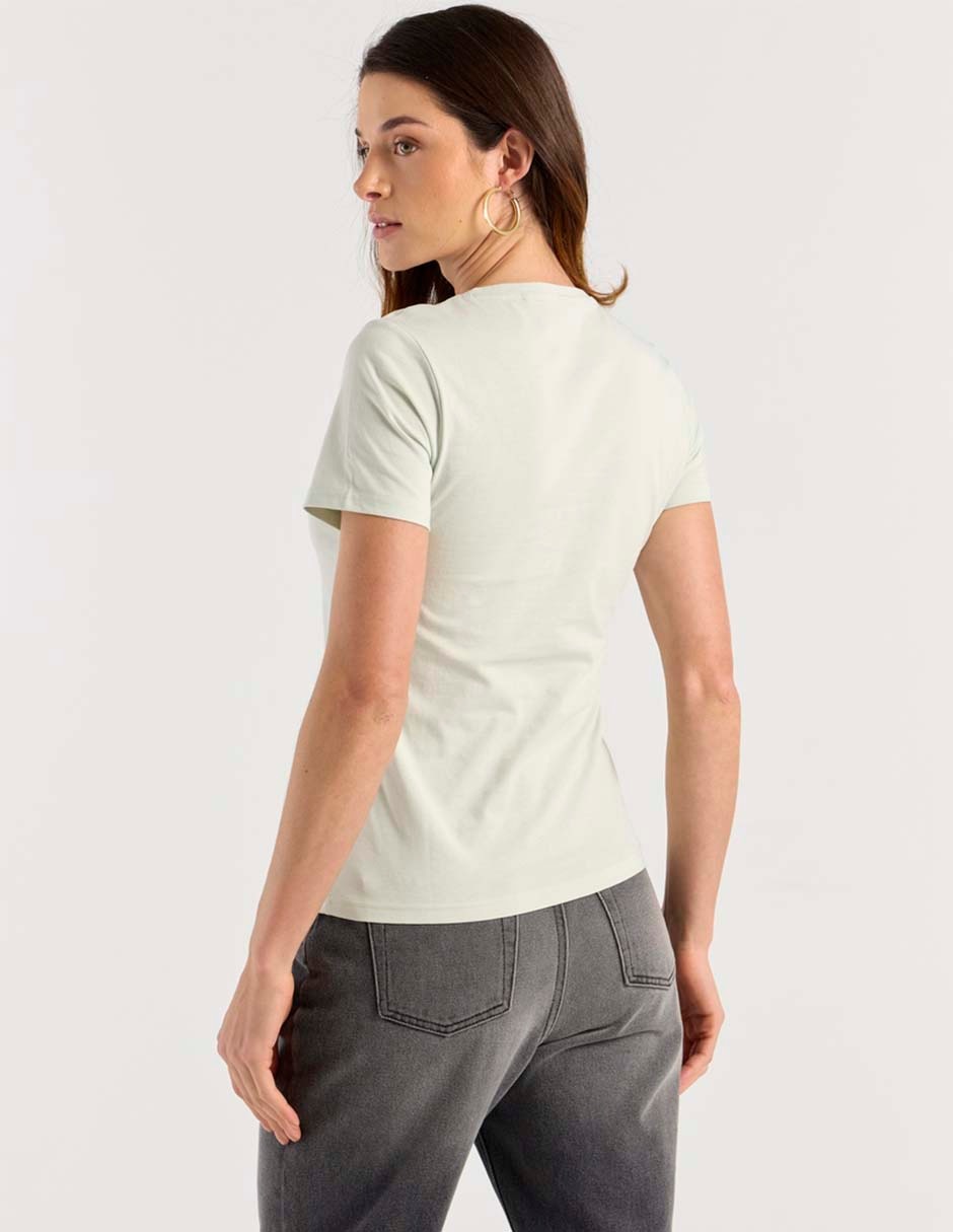 Playera manga regular para mujer 2