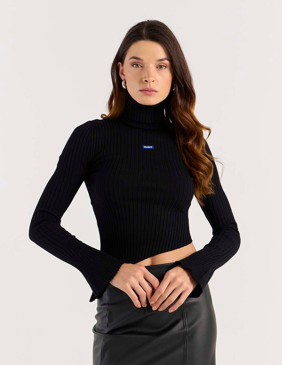Suéter cuello redondo para mujer