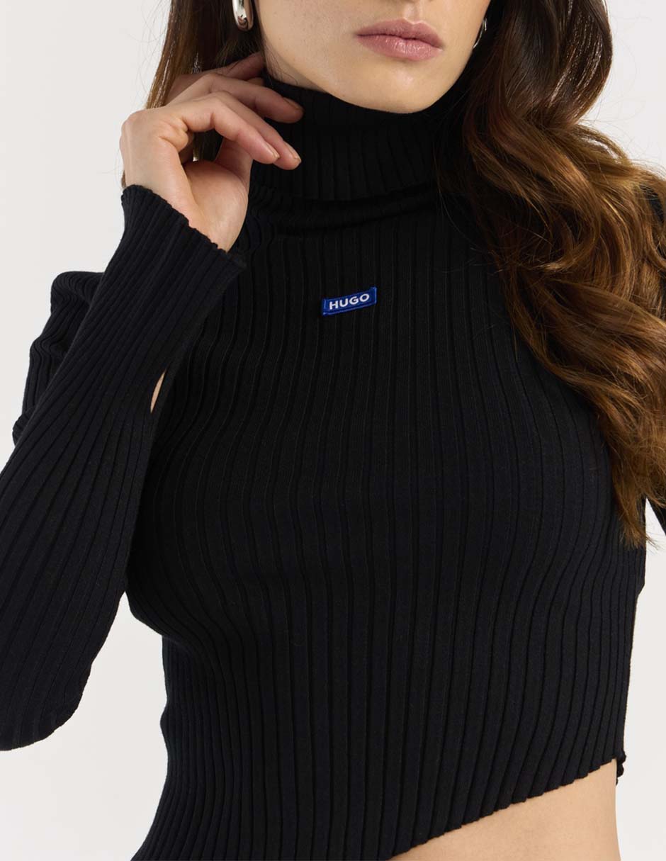 Suéter cuello redondo para mujer 2