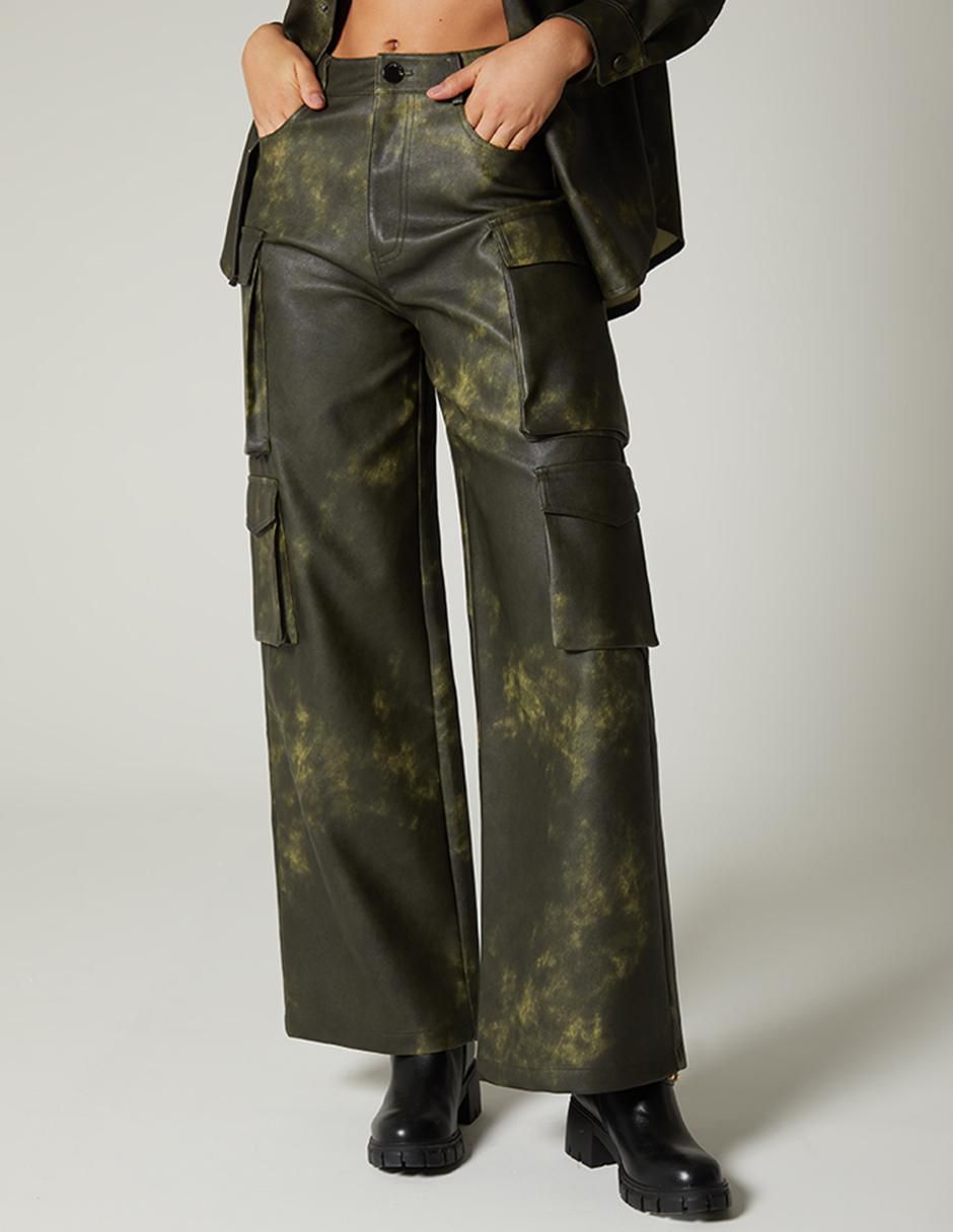 Pantalón cargo amplio para mujer