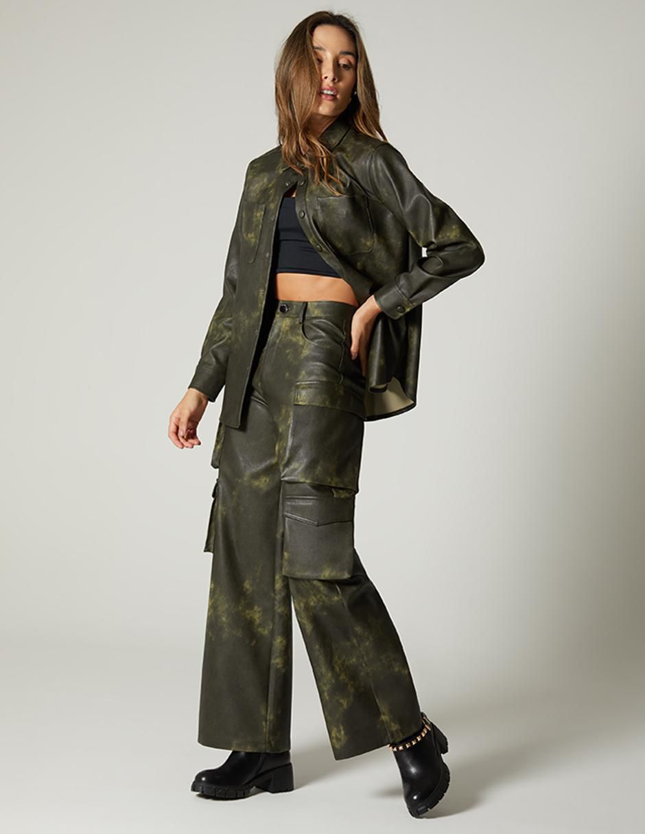 Pantalón cargo amplio para mujer