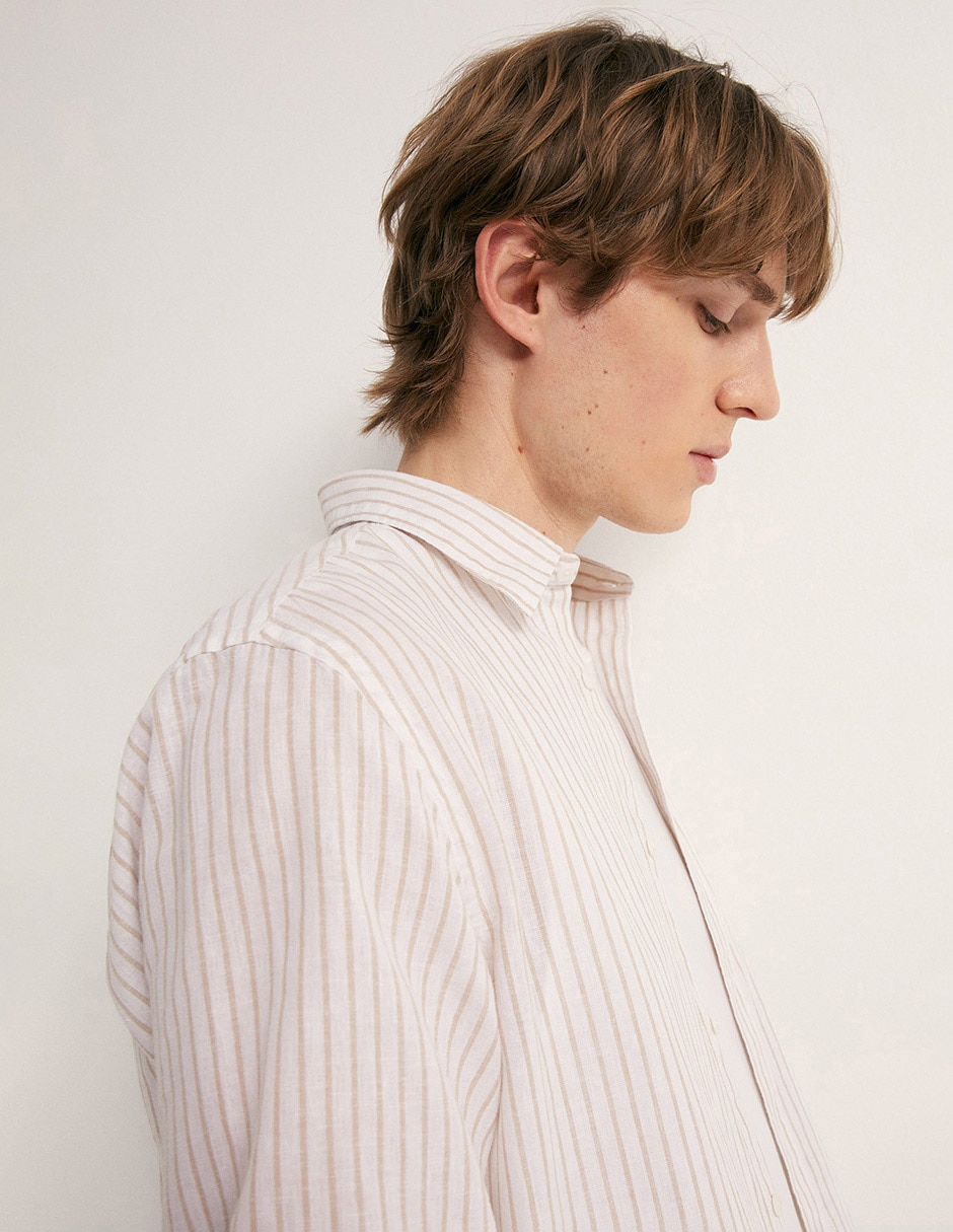 Camisa casual Sfera manga larga para hombre