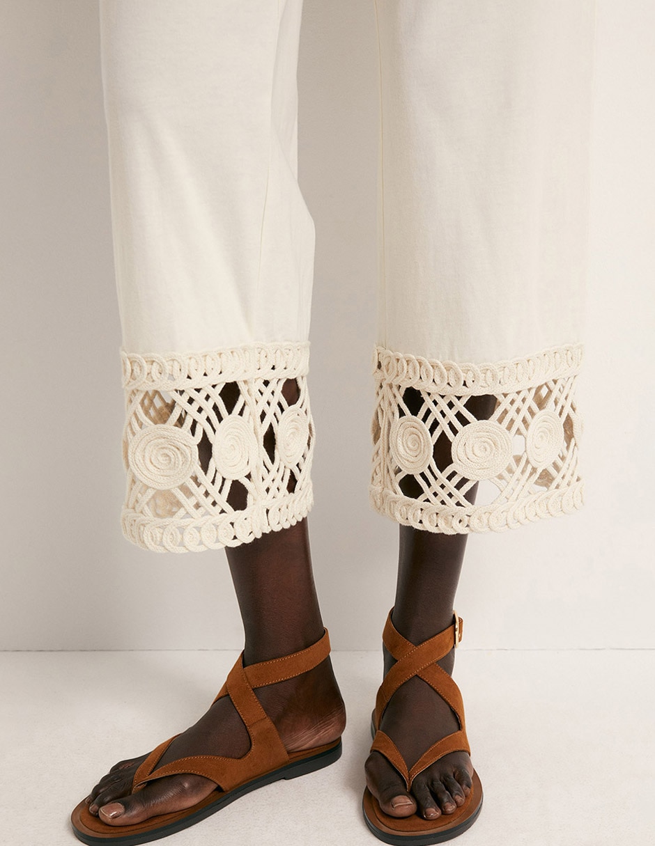 Pantalón coulotte para mujer 4