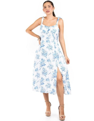 Vestido midi casual para mujer