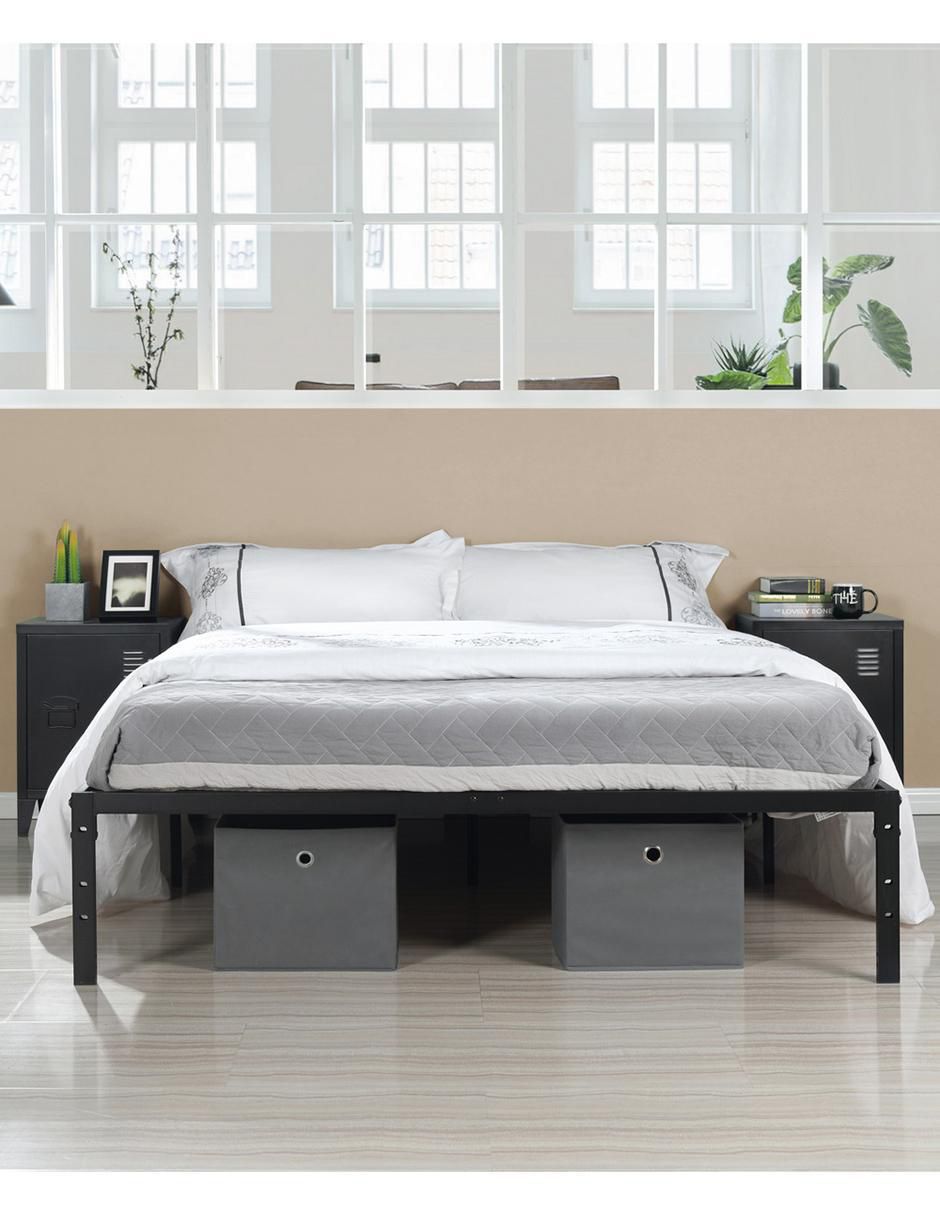 Base para cama armable Kiela de metal Queen size 4