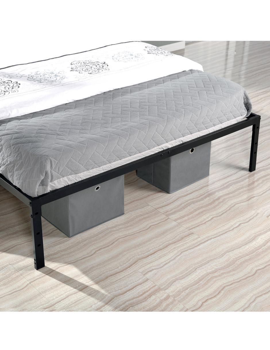 Base para cama armable Kiela de metal Queen size Base para cama armable Kiela de metal Queen size