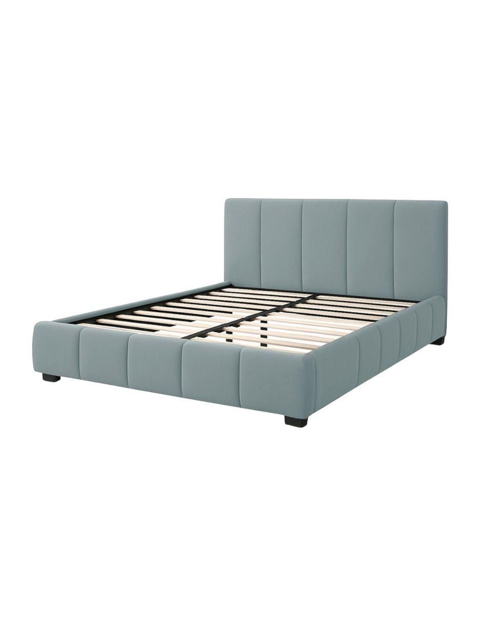 Cama acolchada de madera Cama acolchada de madera