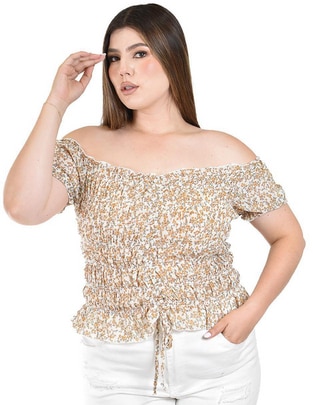Blusa manga corta para mujer 1