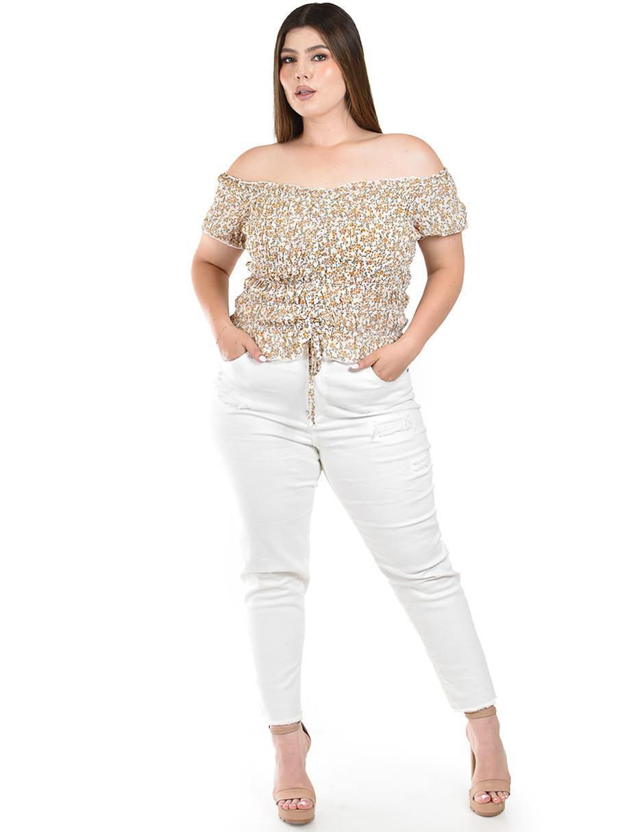 Blusa manga corta para mujer 8