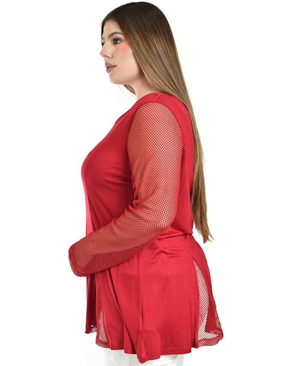 Blusa Roman Fashion manga larga para mujer