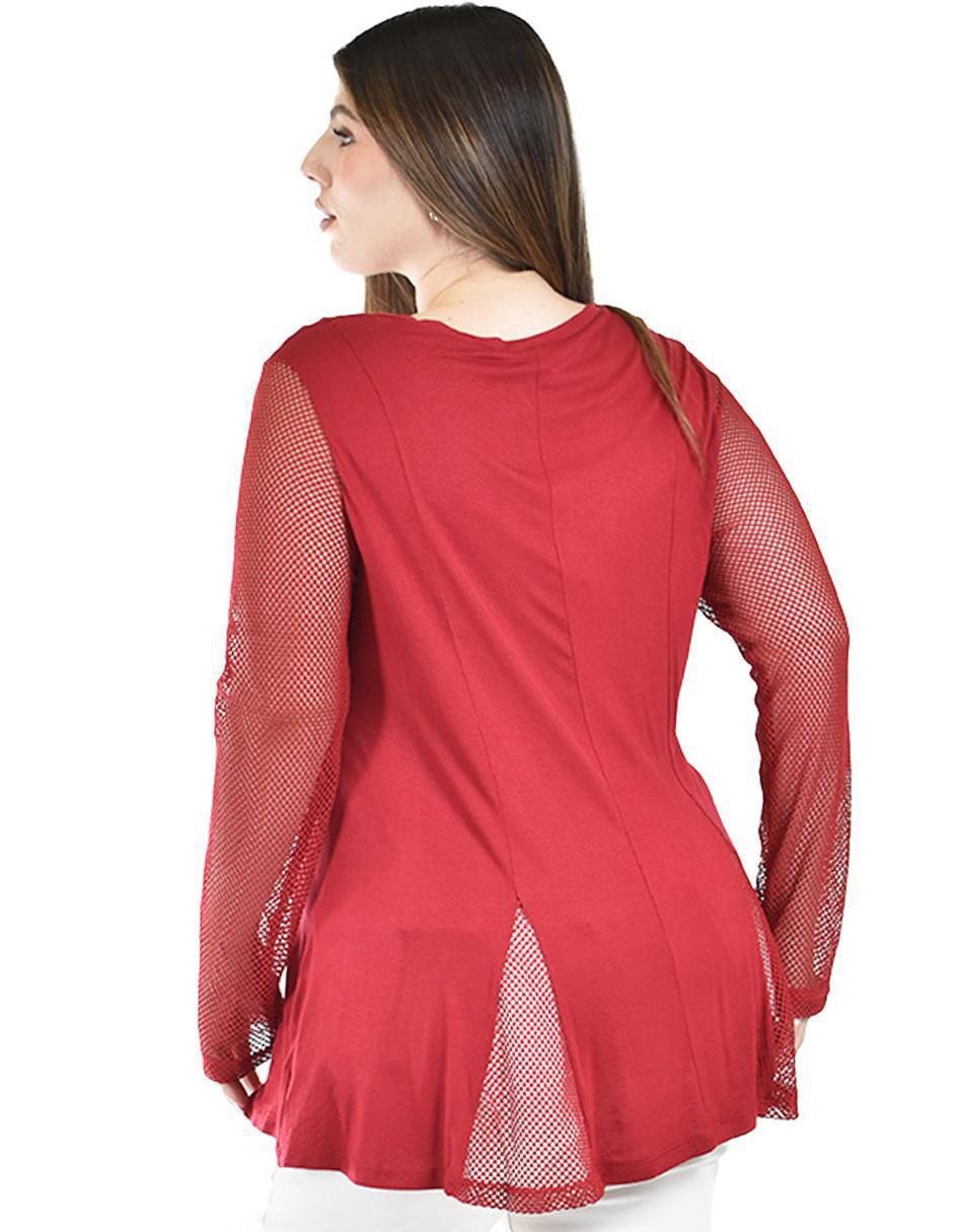 Blusa Roman Fashion manga larga para mujer