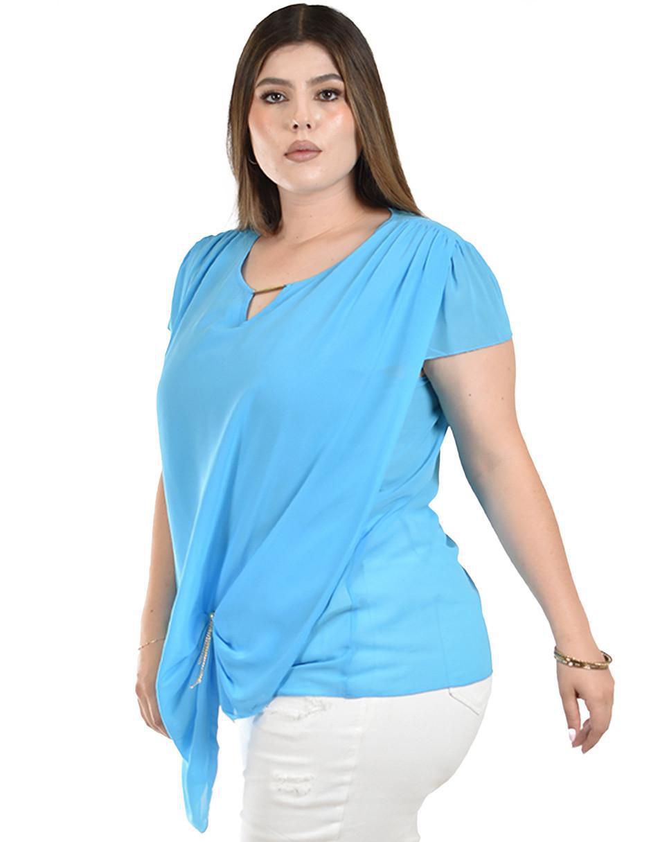 Blusa manga corta para mujer 6