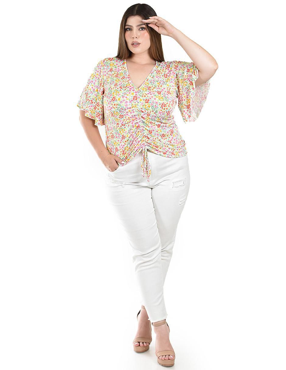 Blusa manga corta para mujer 8