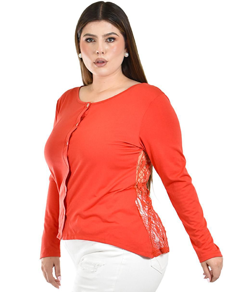 Blusa manga larga para mujer 7