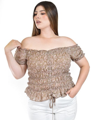 Blusa manga corta para mujer 1