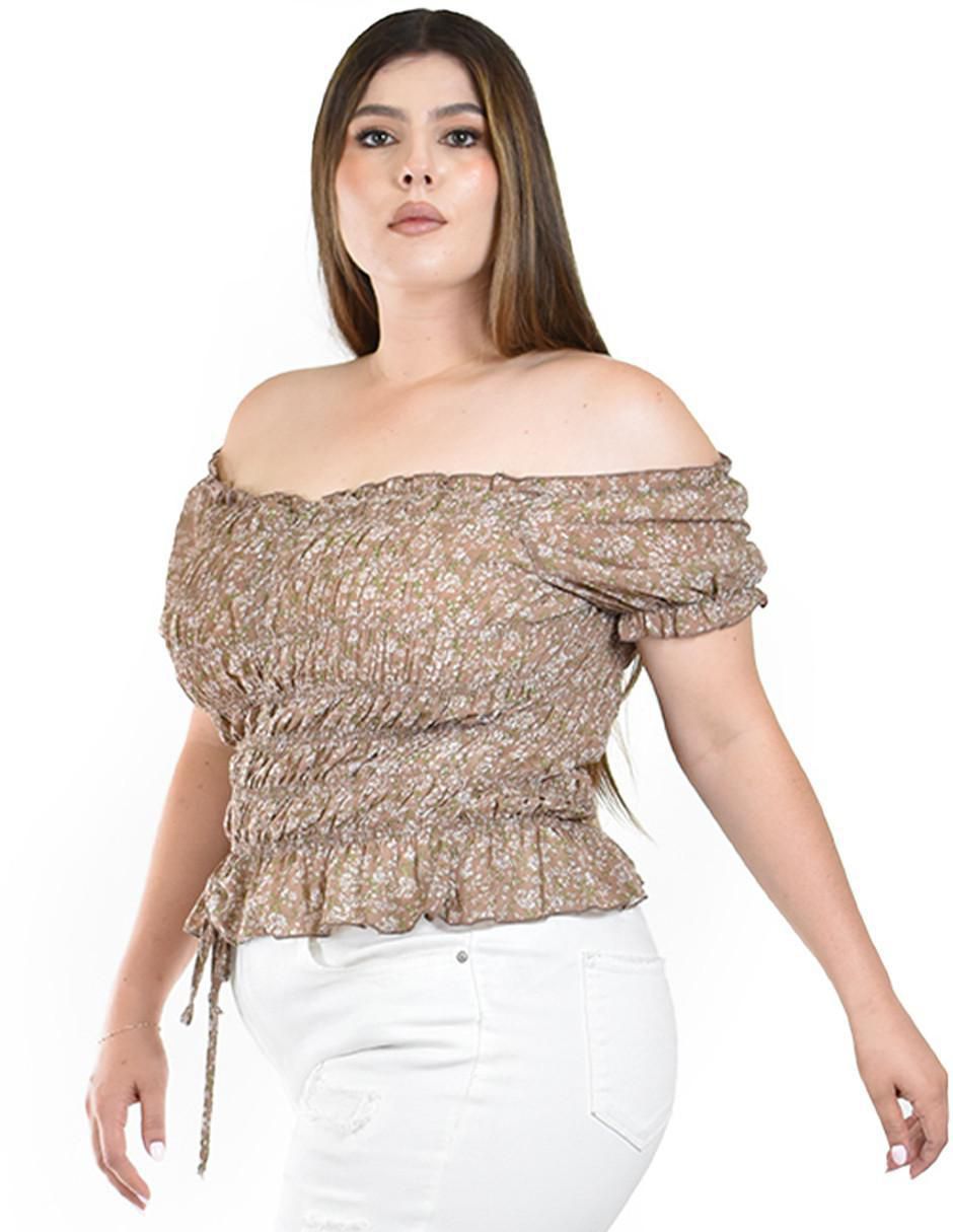 Blusa manga corta para mujer 7