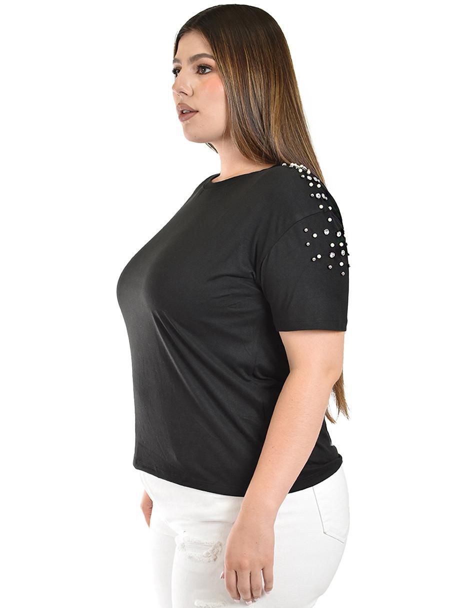 Blusa manga corta para mujer 7